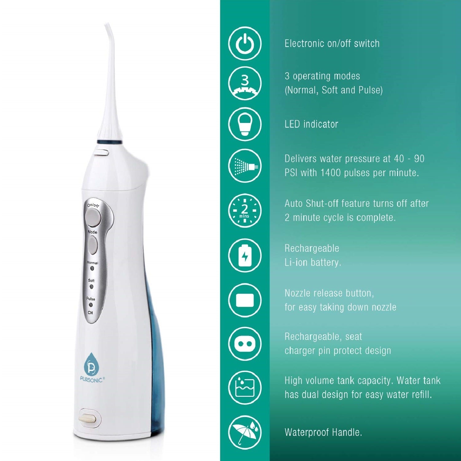 USB Rechargeable Oral Irrigator